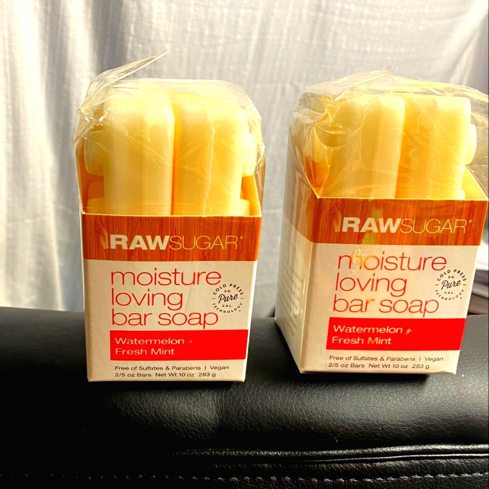 Raw Sugar Moisture Loving Bar Soap 2 Pack